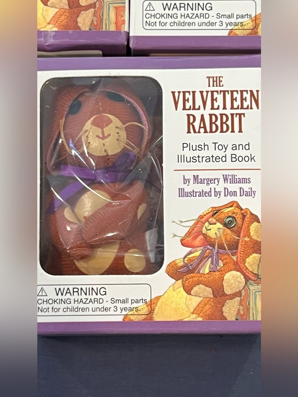 3 New Plush Toy and Illustrated Book - Brown Plush